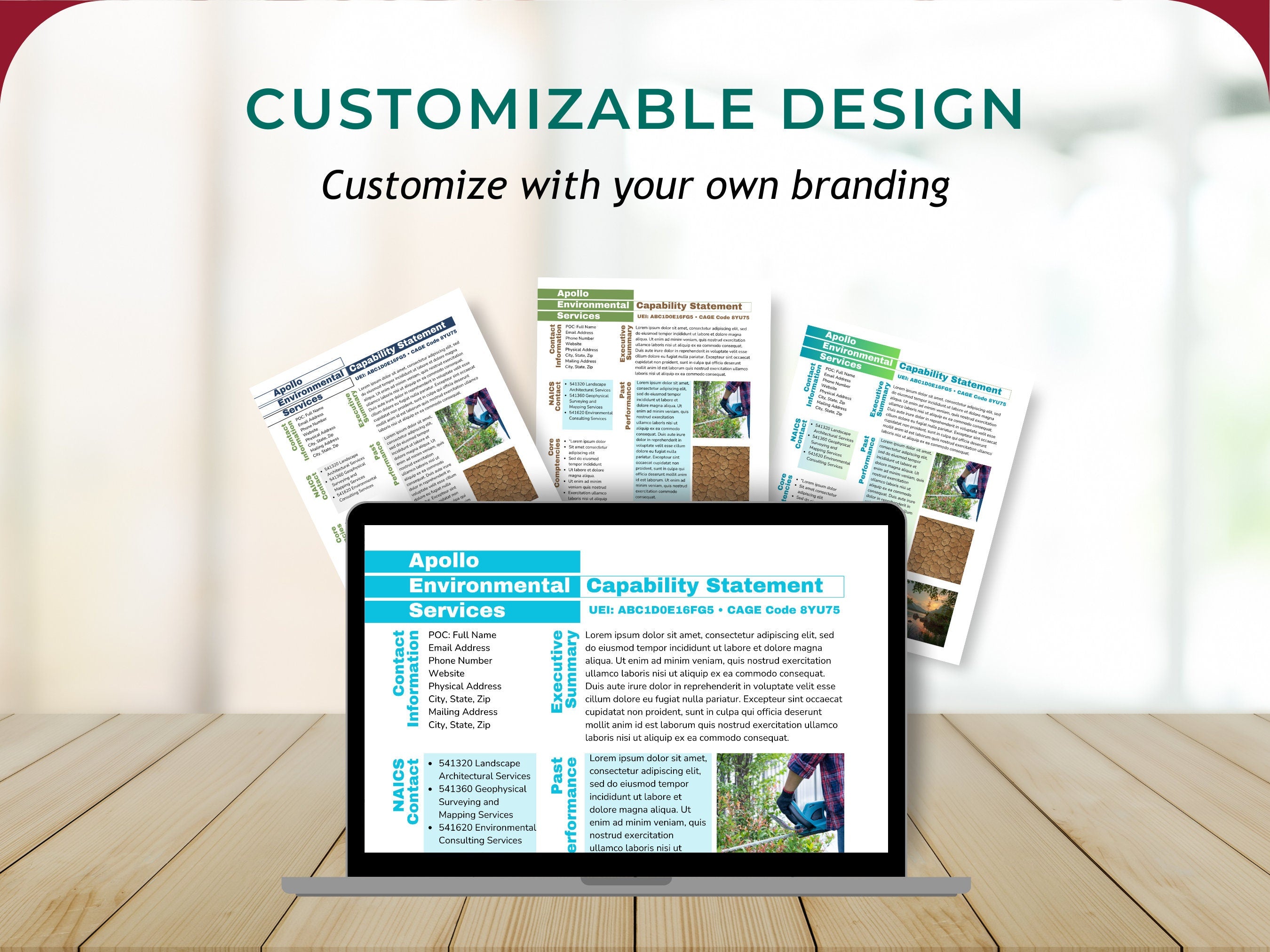 Government Capability Statement Template: Editable Canva Design