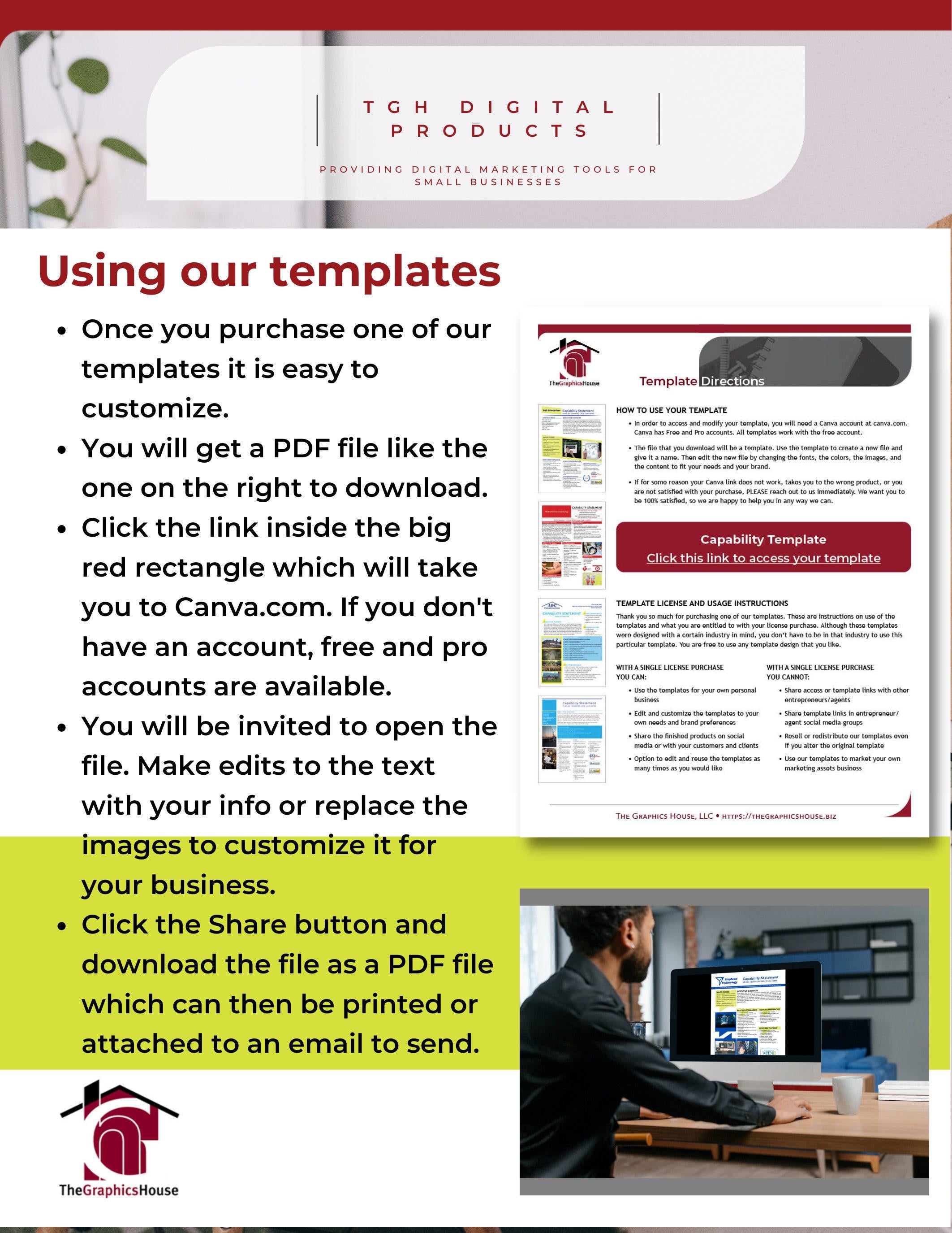 Business Consultant Template Digital Flyer Design Marketing Handout Download Customizable Canva Professional Branding Resource Industry