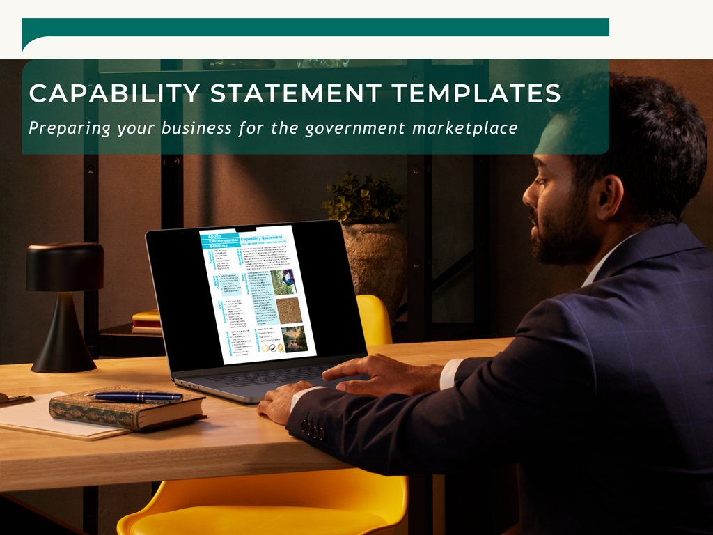 Government Capability Statement Template: Editable Canva Design