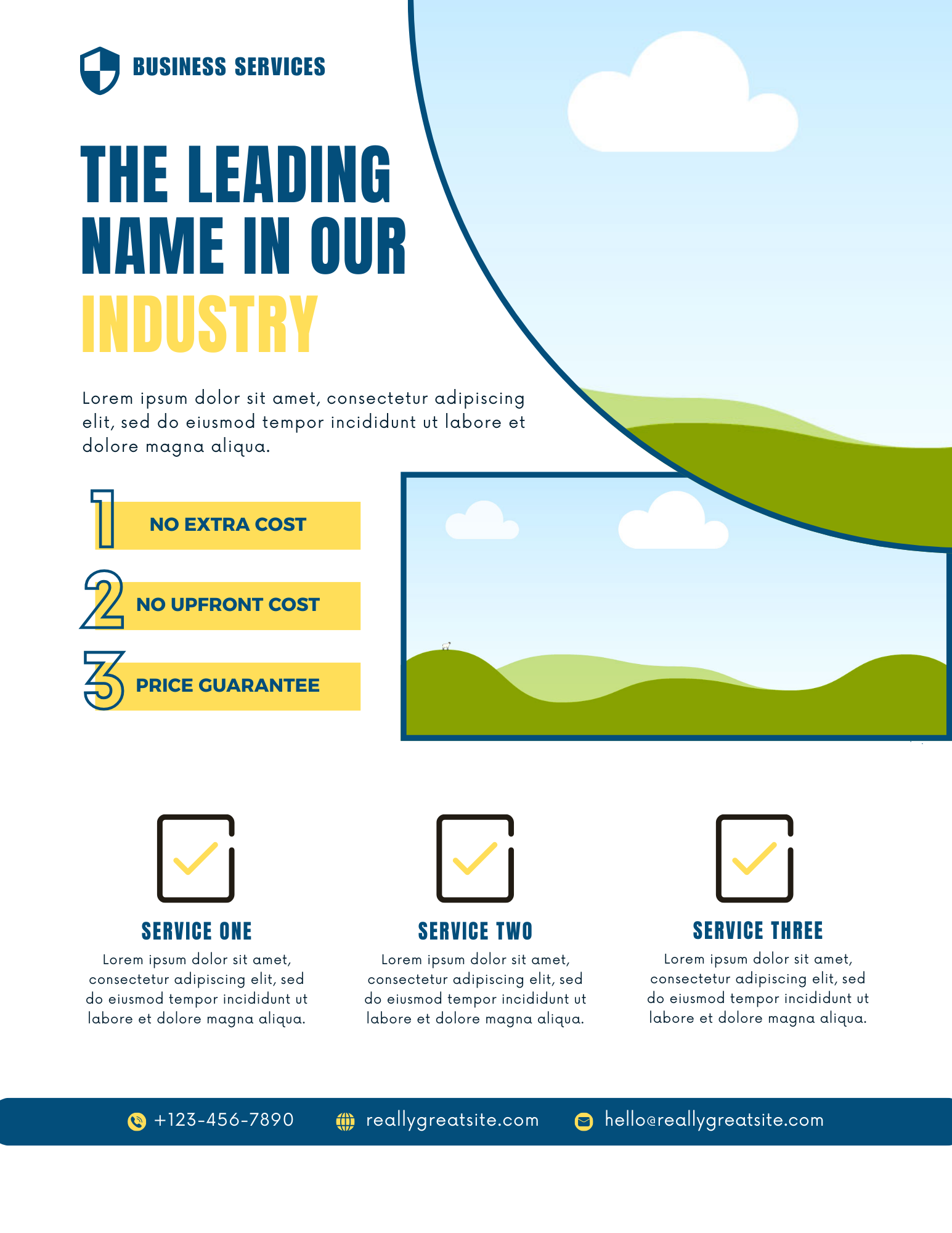 Business flyer template Canva editable price list one pager marketing template sales promo flyer new product flyer one sheet new location