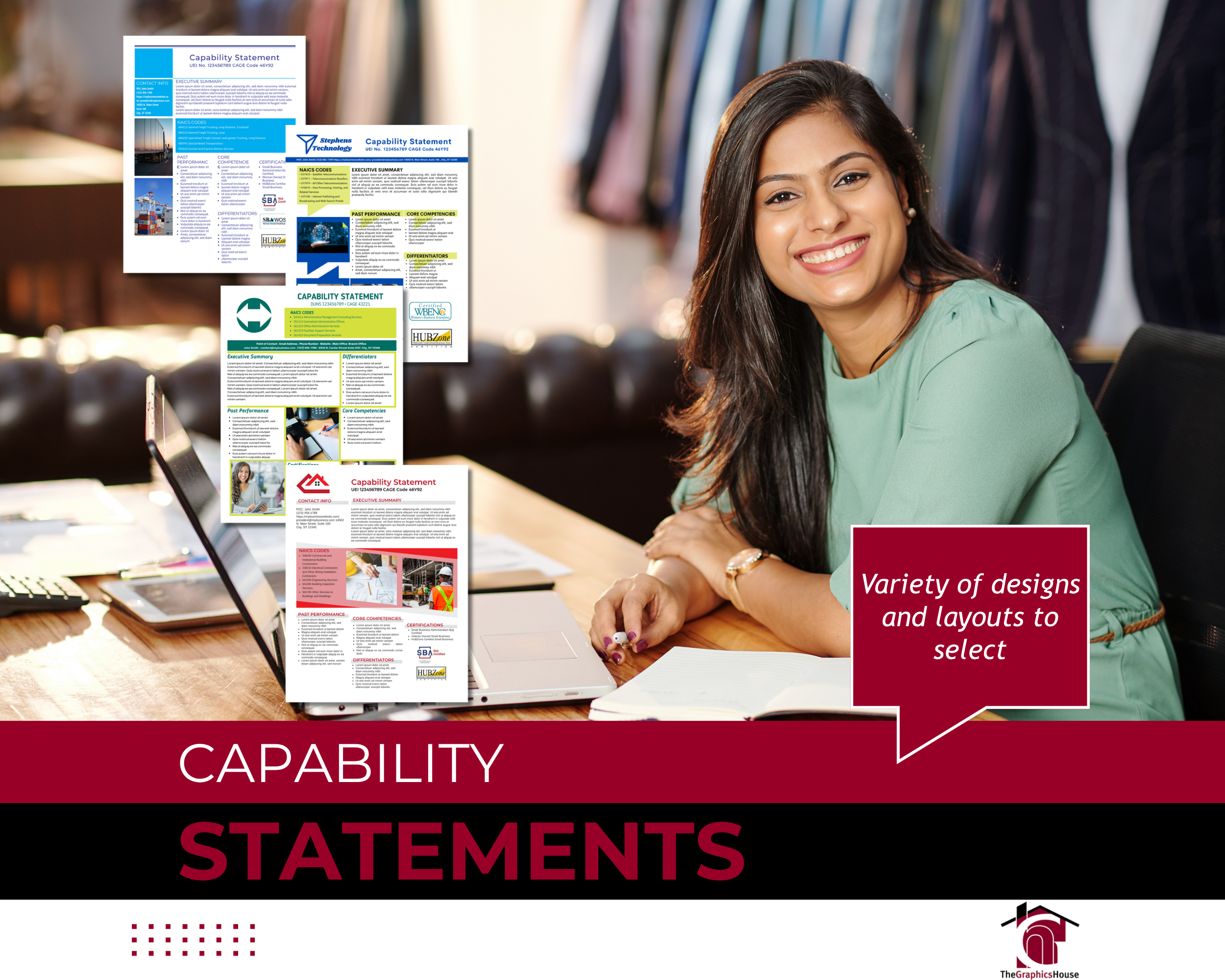 Government Capability Statement Template: Customizable Canva Design