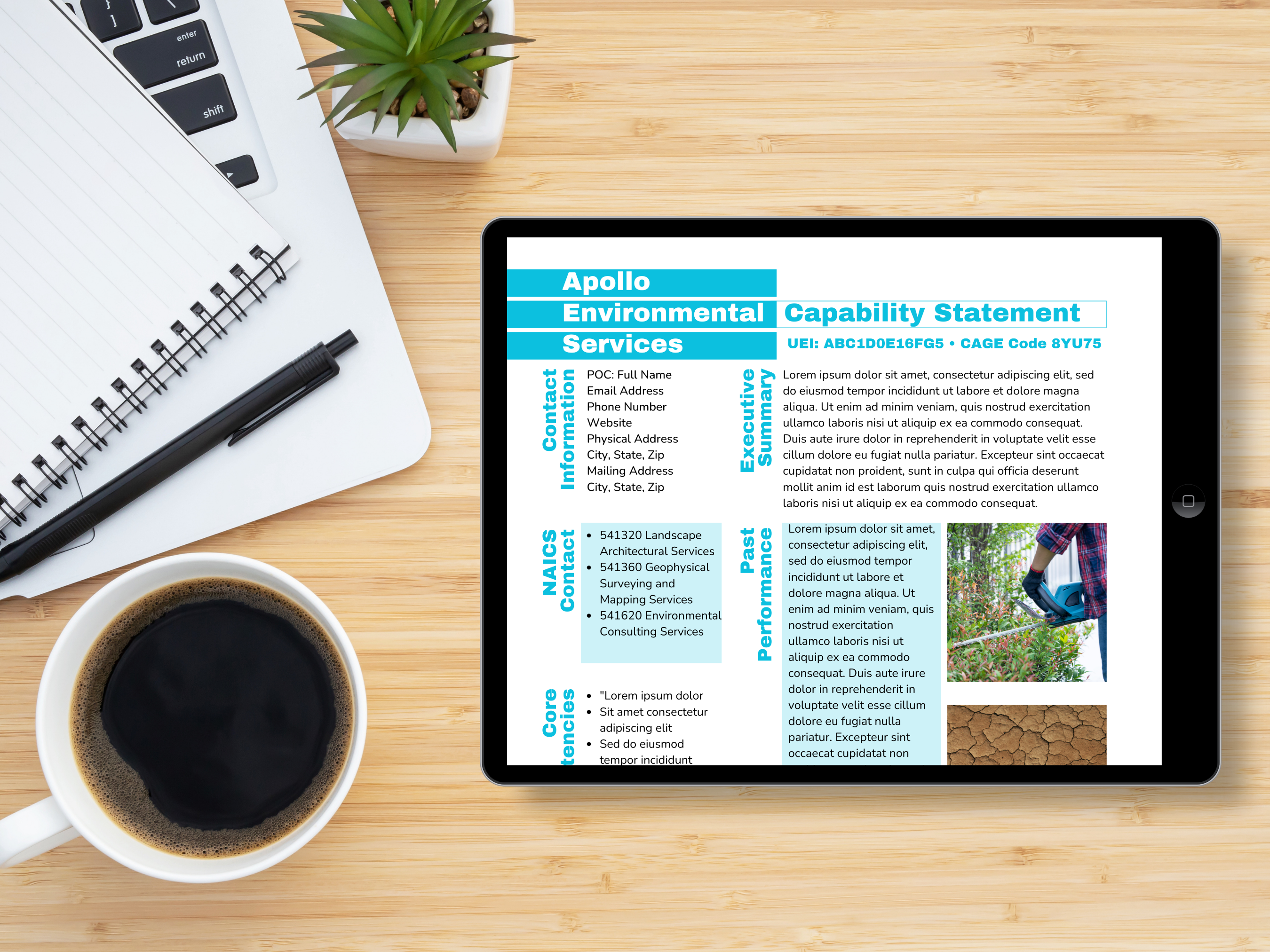 Government Capability Statement Template: Editable Canva Design