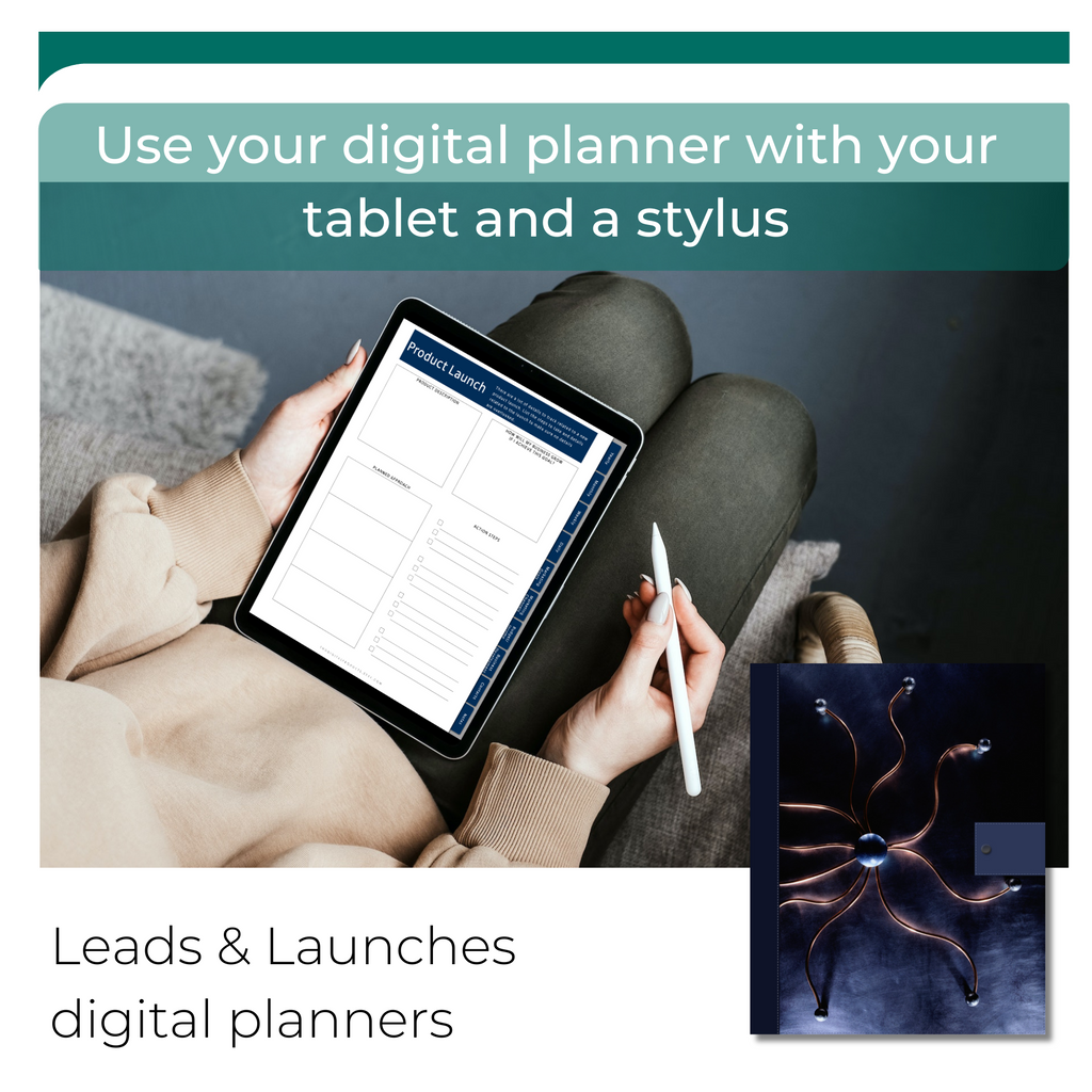 Goodnotes marketing planner monthly planner goals pages for business marketing iPad tech design planner note apps for tablet tech design